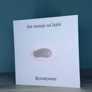 Kaart met edelsteen