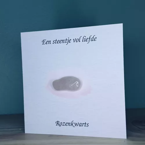 Kaart met edelsteen